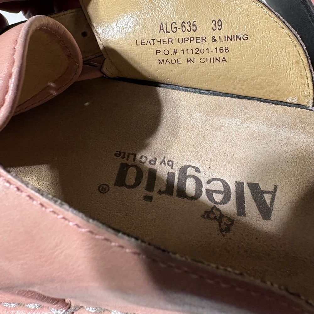 Alegria Dusty Rose Clogs size 39 - Picture 4 of 9